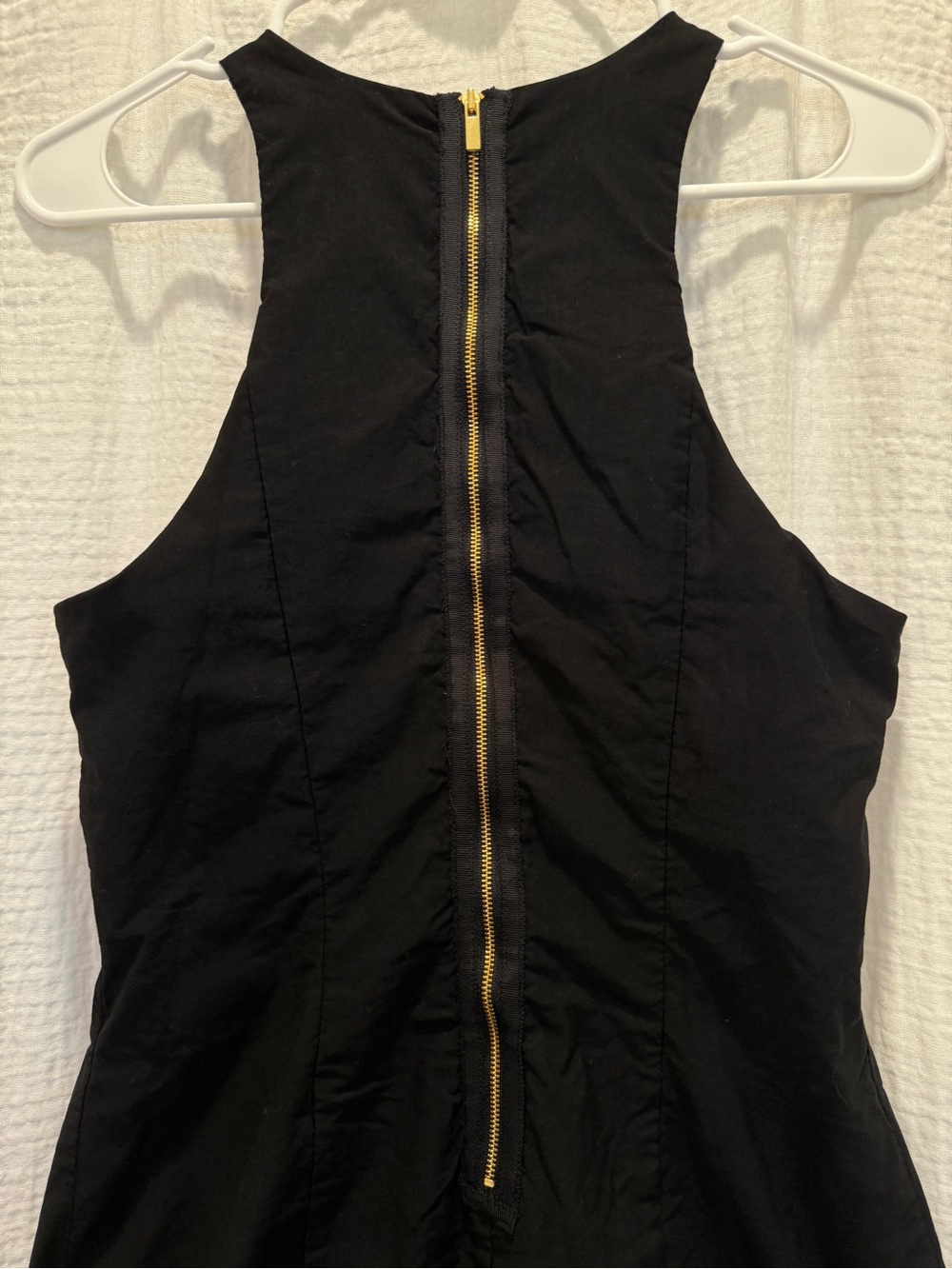 Anthropologie Maeve High Neck Halter Slim Mini Dress Black Size 4 - Picture 7 of 7